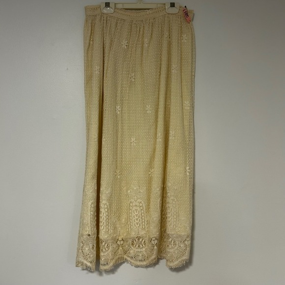 Vintage Chenelli New York Paris Lace 2 Piece Set Top Skirt Cream Cotton Small - Picture 7 of 16